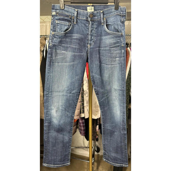 Citizens Of Humanity Denim - Citizens Of Humanity Jeans Womens 25 Med Wash Straight Leg